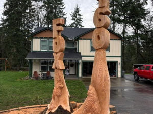 Fox Address Sign - Gig Harbor, WA